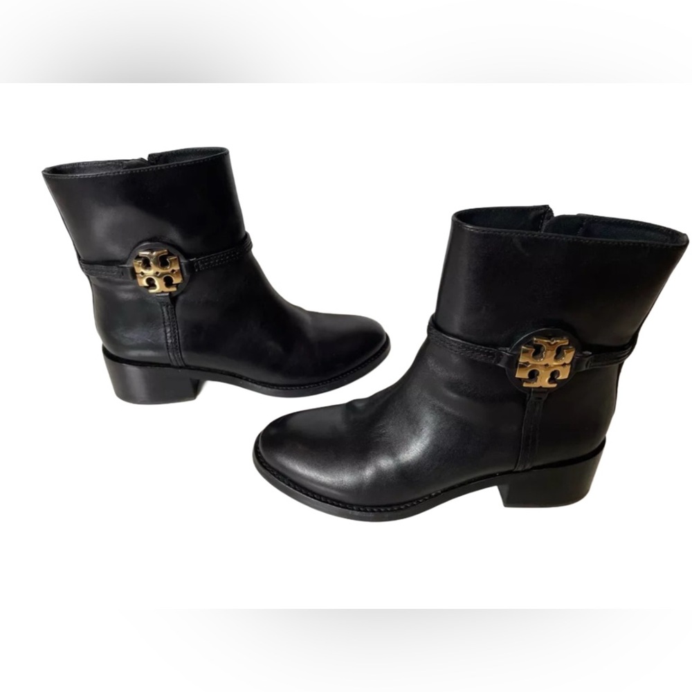Tory Burch Miller 45MM Bootie - Calf leather boot, US size 8M- EUC